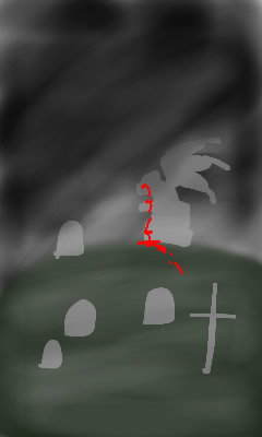 broken grave